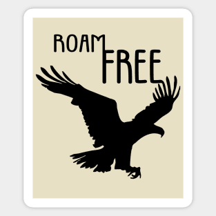 Roam Free | Flying Eagle Sticker